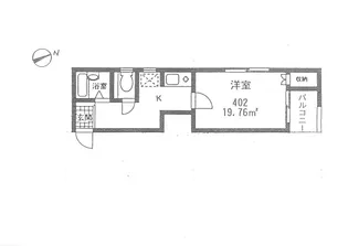 祥ビル【4階】の間取り