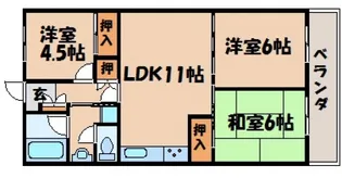 ヴェルシャトー府中 508【5階】の間取り