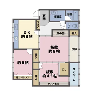 コーポ勝美【2階】の間取り