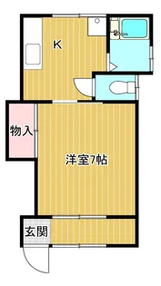 コーポ天明【1階】の間取り