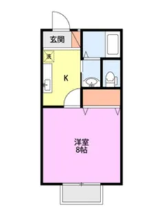 エヴァーグリーン【1階】の間取り