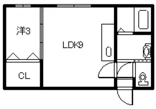 アニメートN1【2階】の間取り