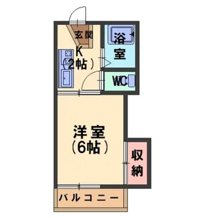 ファミールMYK(エム・ワイ・ケイ)【2階】の間取り