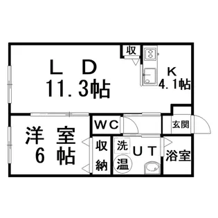 COMFORT・M【2階】の間取り