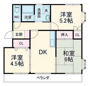 ヴューラセイホウ【2階】の間取り