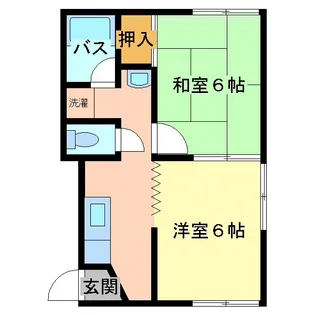 ホワイトハイツ【2階】の間取り