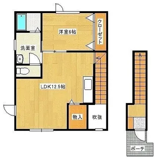 サンフラワー【2階】の間取り