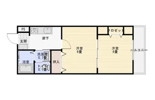 ルビーヒルズ【2階】の間取り