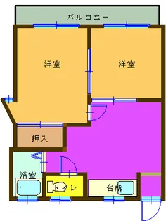 東京都文京区小日向1【アパート】の間取り