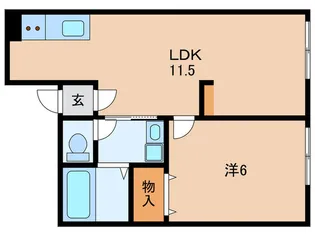 吉岡ハイツ【2階】の間取り