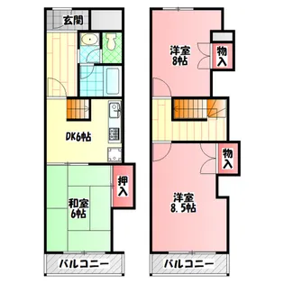 CASA AZUL【3階】の間取り