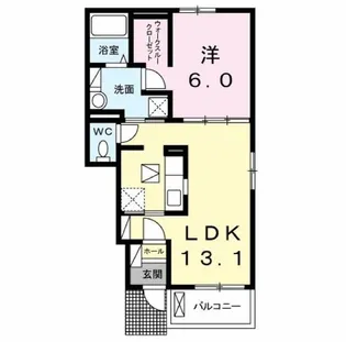 トゥー・ハーツ【1階】の間取り