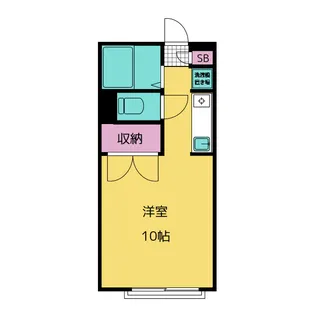 パルメゾン八軒【2階】の間取り