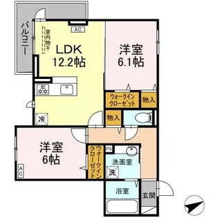 シャルマン・ソフィア【2階】の間取り