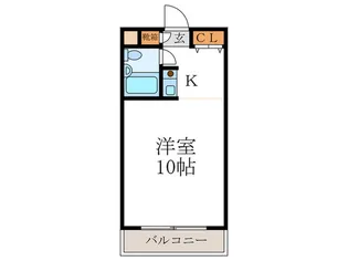 川端ハイツ【3階】の間取り