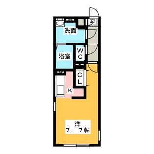 LUORE城西【4階】の間取り