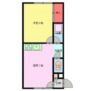 チェリーハウス【1階】の間取り