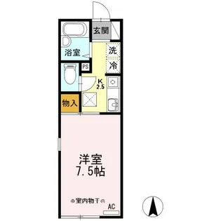 新潟県新潟市西区ときめき西2【アパート】の間取り