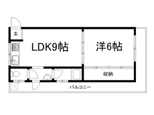 日向マンション【3階】の間取り