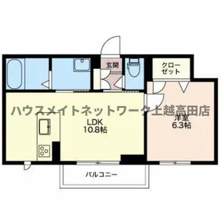 エル ソル1【3階】の間取り