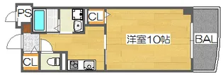 アベニール香里【3階】の間取り