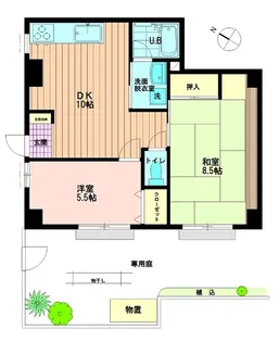 N・グランデージ【1階】の間取り