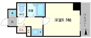 大国町青山ビル別館【7階】の間取り