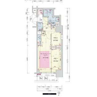 フ?レサンス久THE久屋大通レジェンド【14階】の間取り