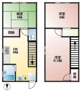 メゾンハウス【2階】の間取り