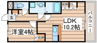 エスポワール【1階】の間取り
