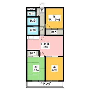 メゾン・ド・グラシューズ【1階】の間取り