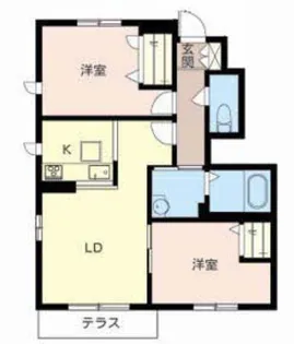 大阪府豊中市稲津町3【アパート】の間取り