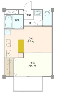 エスポワール出来島【3階】の間取り