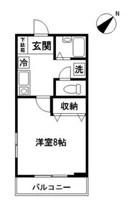 グリーンウエスト【3階】の間取り