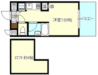 メゾンエルセラーン【6階】の間取り