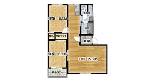 グランエスポワール II【2階】の間取り