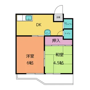 コーポタチバナ【3階】の間取り