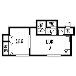 コーポ第三芦山【2階】の間取り
