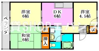エクセル夏見台【2階】の間取り
