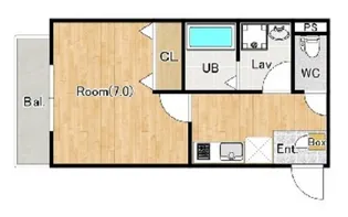 カレント大和田【3階】の間取り