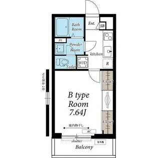 ルピナ原ノ町【4階】の間取り