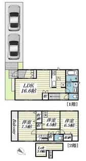 東京都八王子市犬目町【一戸建】の間取り