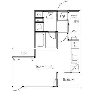 GRAN PASEO広尾【5階】の間取り