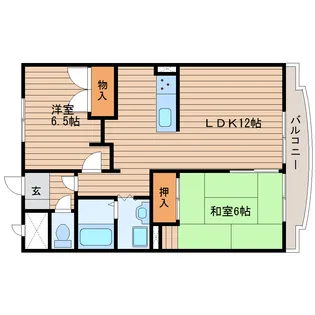 ストークヒルズ【1階】の間取り