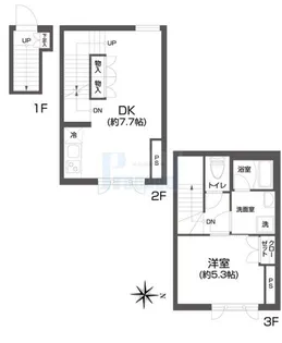 UVAS池袋【2階】の間取り