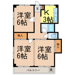 ルミエール【3階】の間取り