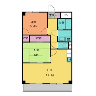 NAMIX鵜の森【5階】の間取り
