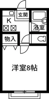 群馬県前橋市六供町4【アパート】の間取り