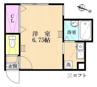 ロッシェル北里1号棟【1階】の間取り