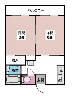 サンパレス小金井【2階】の間取り